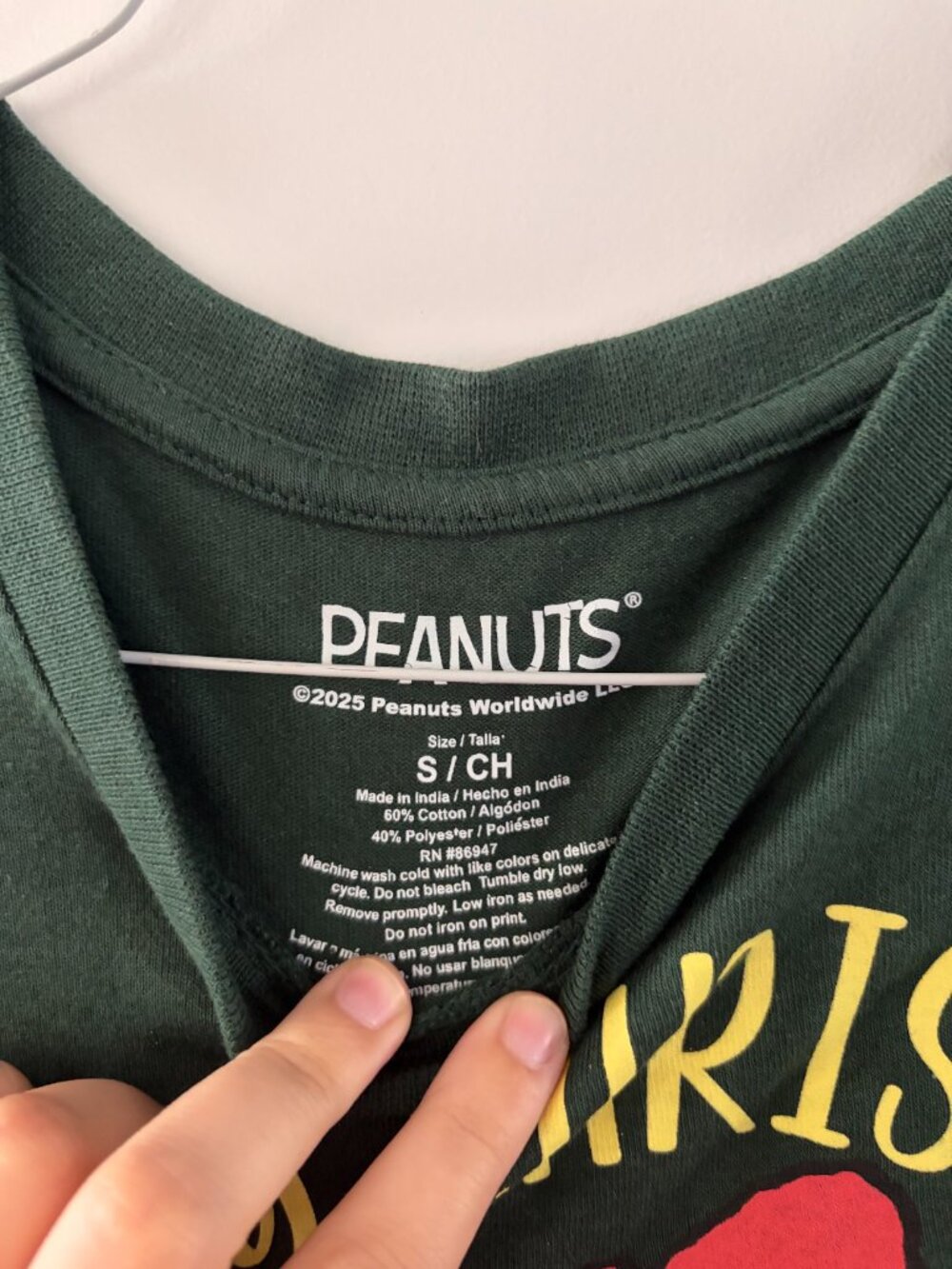 Christmas Peanuts Tee - Picture 2 of 3